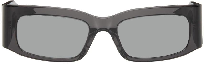 

Серые прямоугольные солнцезащитные очки Balenciaga, цвет Gray
