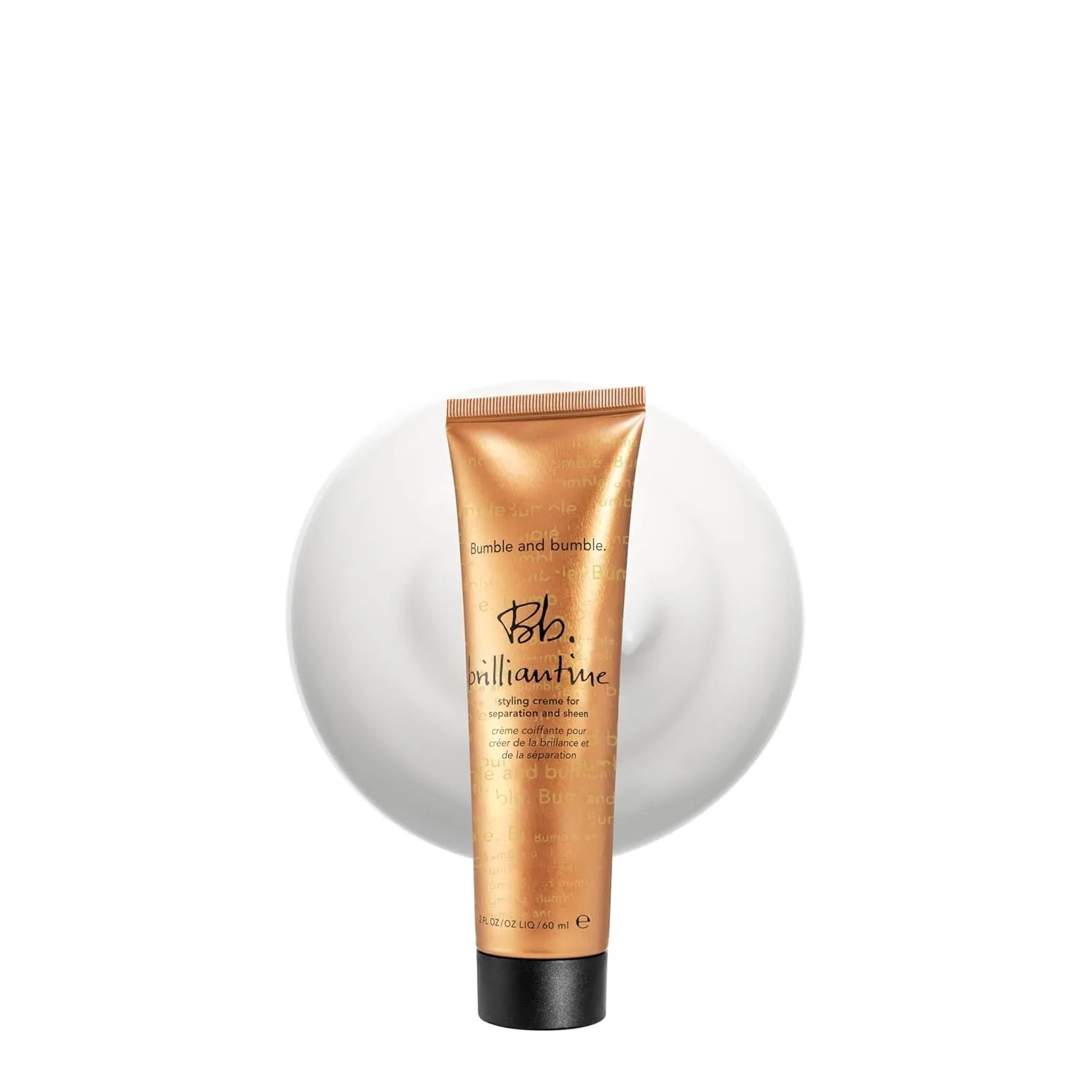 Bumble and bumble. Крем для укладки Brilliantine | Придает волосам разделение прядей и блеск | С касторовым маслом | Для волос средней и густой толщины, 57 мл