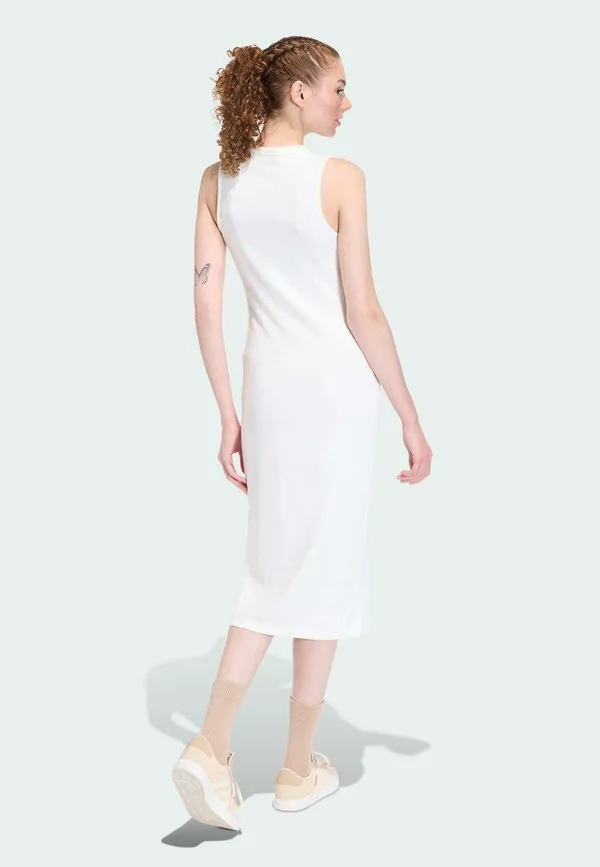 Платье-Рубашка на все сезоны Adidas Sportswear, Off White — фото 2