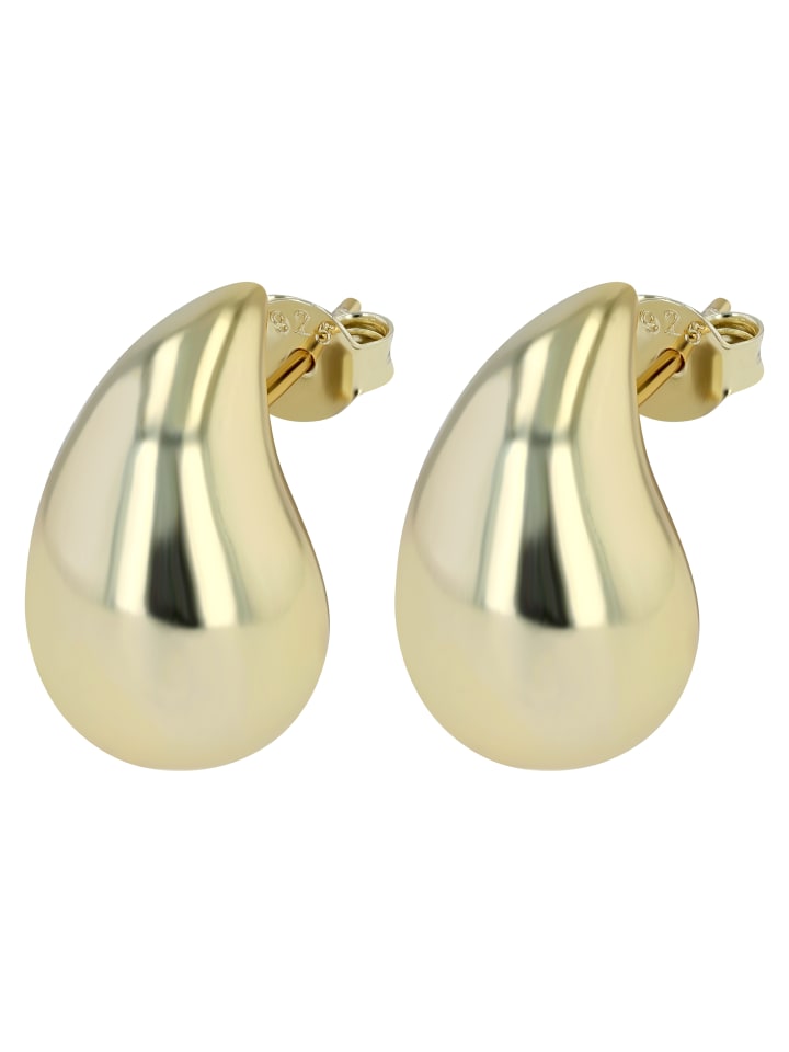 

Adeliás Женские серьги - серьги-гвоздики из серебра 925 пробы с золотым покрытием