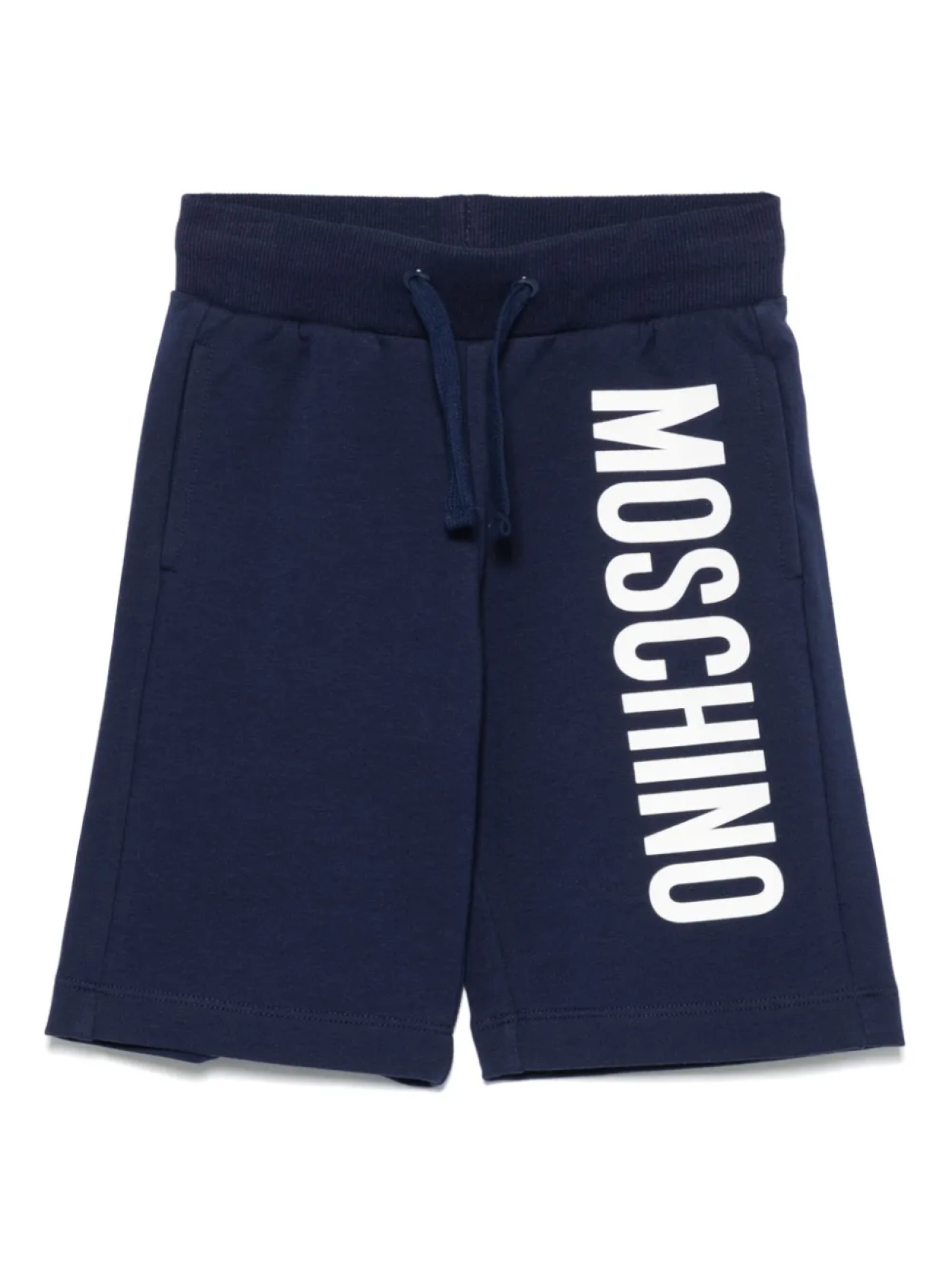 

Шорты-бермуды с логотипом Moschino Kids, синий