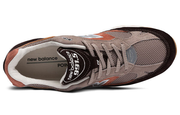 Кроссовки 991.5 сделано в Англии New Balance, коричневый — фото 3