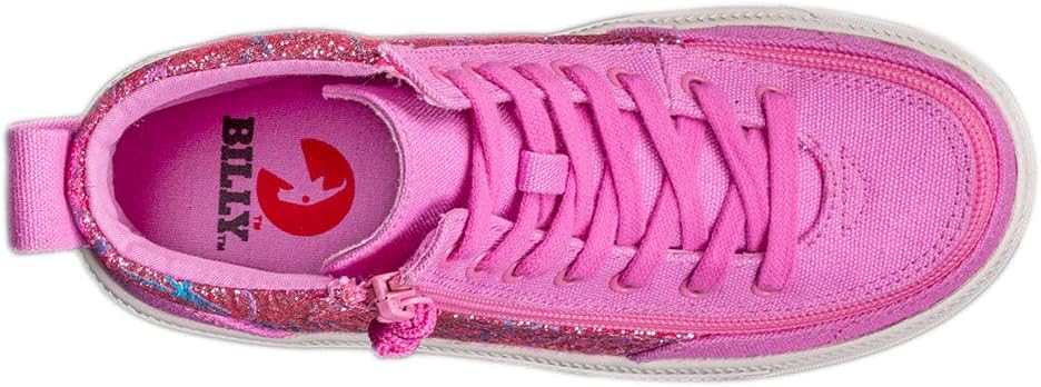 Детские классические высокие ботинки на шнуровке BILLY Footwear (для малышей и детей постарше), розовый — фото 3