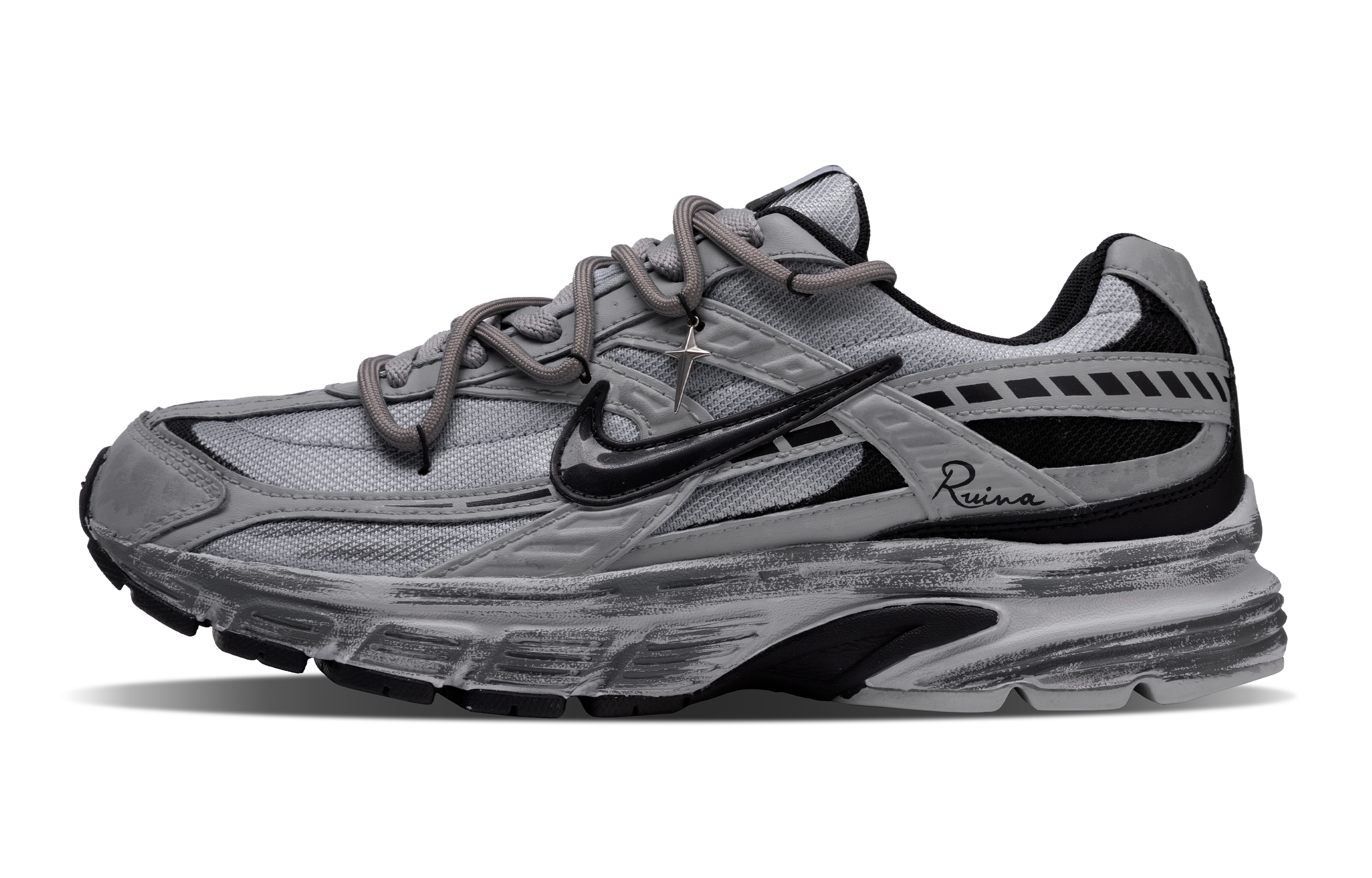 

Кроссовки Initiator с низким верхом, противоскользящие, мужские, серые Nike, Gray