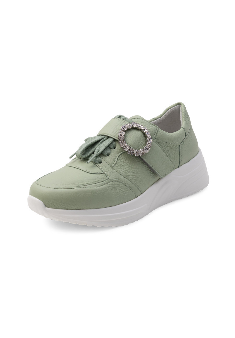 

Кроссовки VITAFORM Hirschleder Sneaker, мятный, Зеленый, Кроссовки VITAFORM Hirschleder Sneaker, мятный