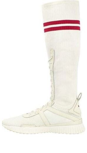 Кроссовки fenty by rihanna trainer high knee off white Puma, белый