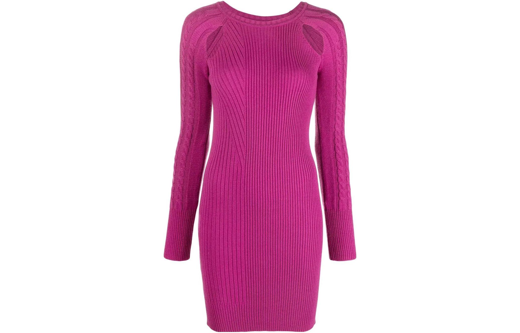 

PINKO Женские платья с длинными рукавами rose purple