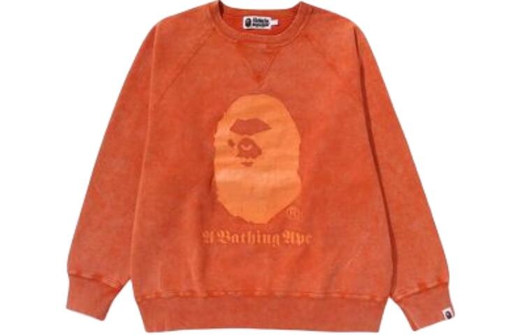 BAPE Overdye Свободный крой с круглым вырезом A Bathing Ape, оранжевый — фото 2