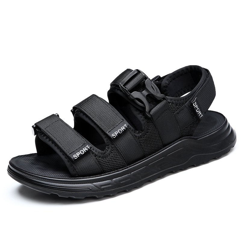 

MODENGPAN Пляжные сандалии мужские черные, цвет Black