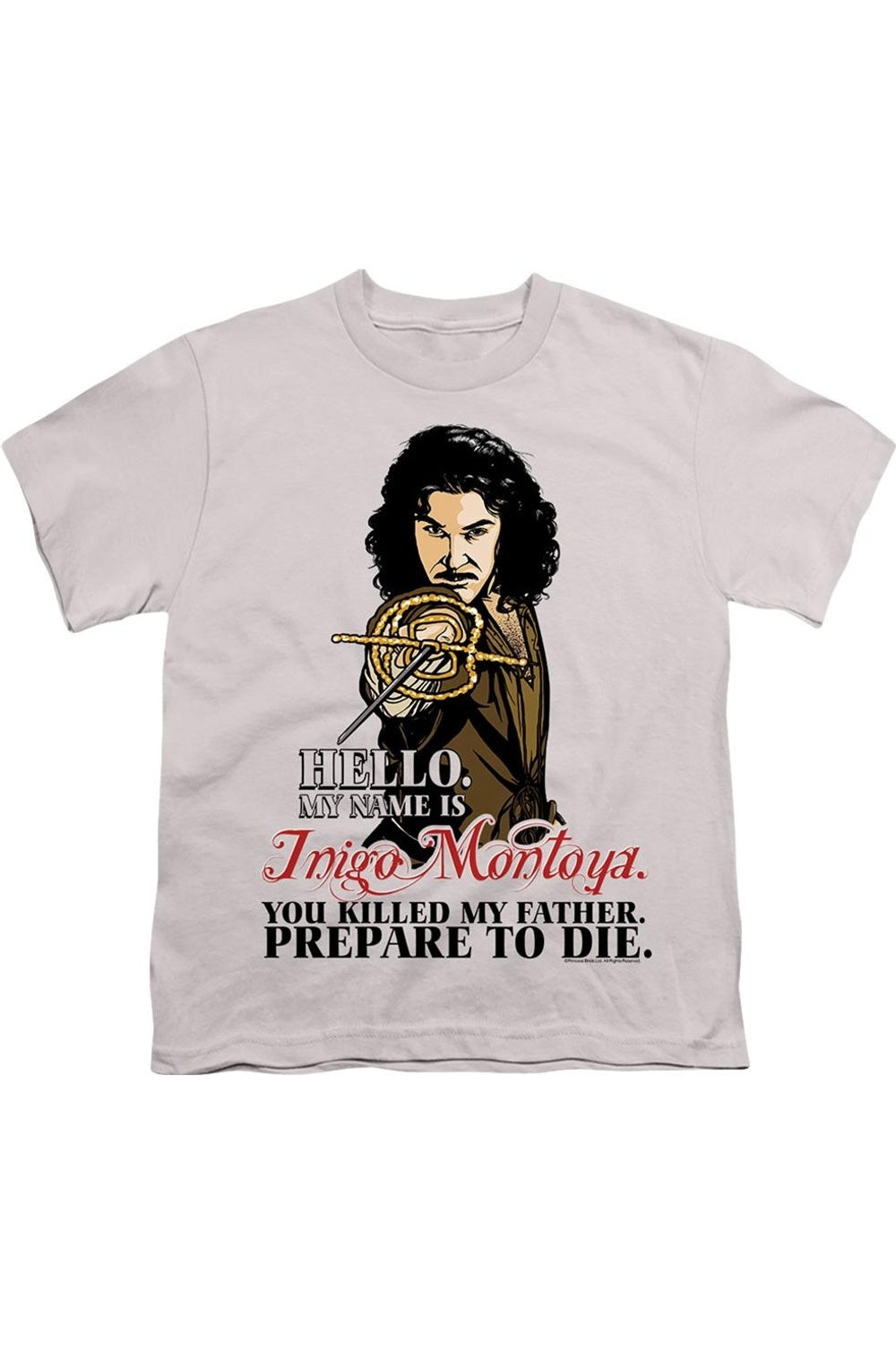 

Футболка с коротким рукавом "Принцесса-невеста" для детей Gildan, серебряный