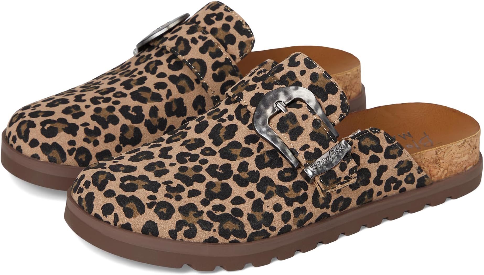 Лоферы Blowfish Malibu Sienna, Leopard Faux Suede