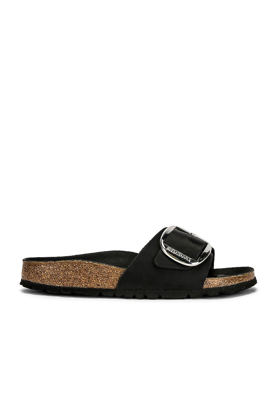Сандалии Madrid с большой пряжкой Birkenstock, черный