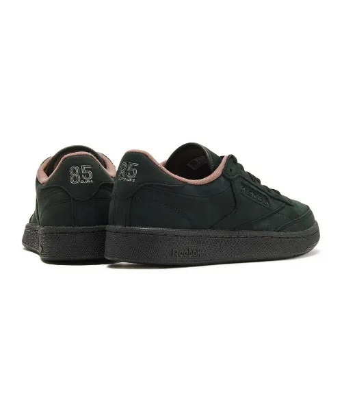 Мужские винтажные кроссовки Reebok Club C 85 из кожи Kinetics оливковые — фото 2