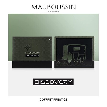 Mauboussin Prestige 2022 Discovery Eau De Parfum 100ml Shower Gel 100ml Aftershave Balm 50ml With Toiletry Bag — фото 2