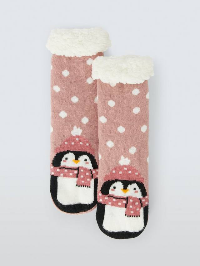 Пинетки Penguin John Lewis, Pink/Multi
