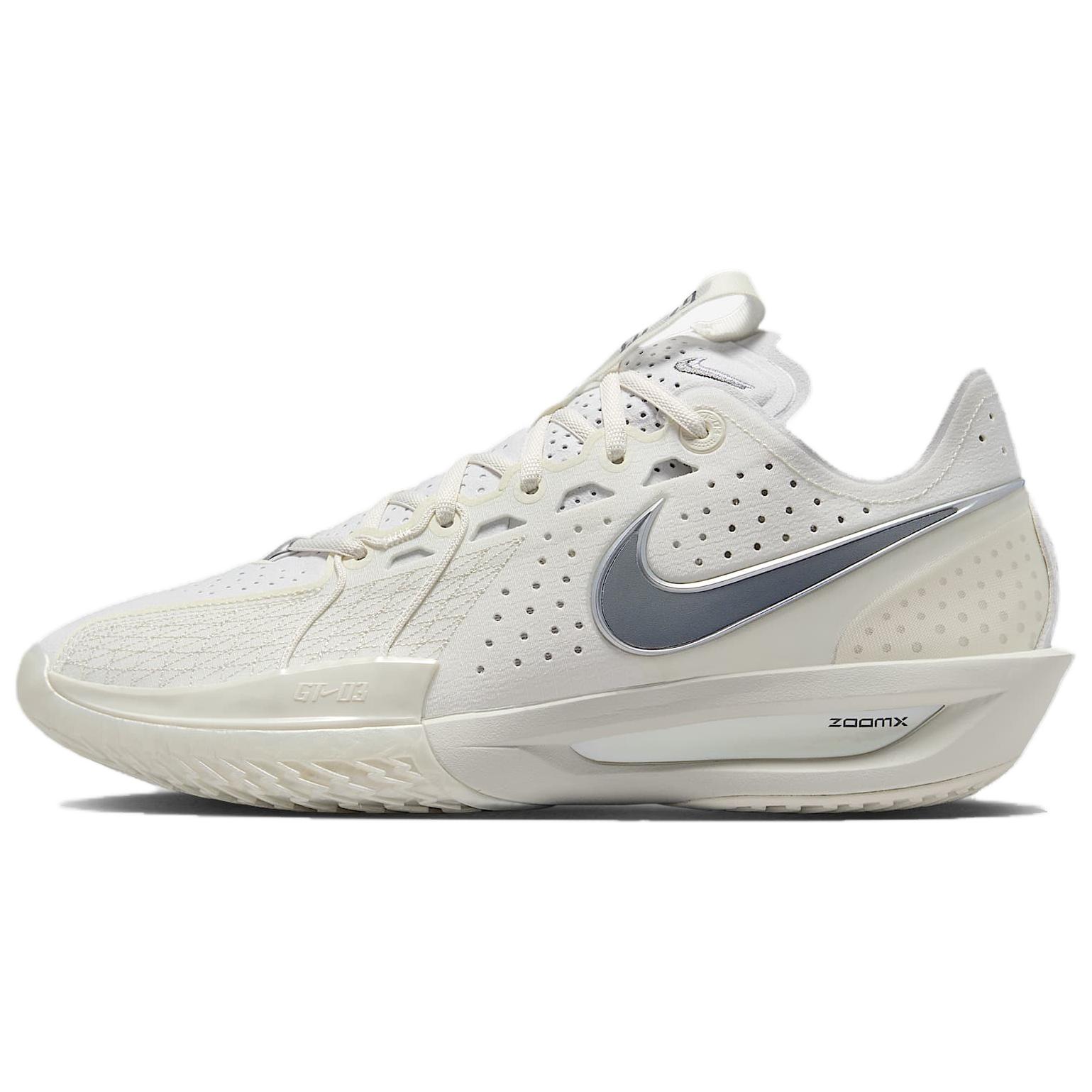 

Nike Баскетбольные кроссовки GT Cut 3 с противоскользящей подошвой, износостойкие, белые, мужские