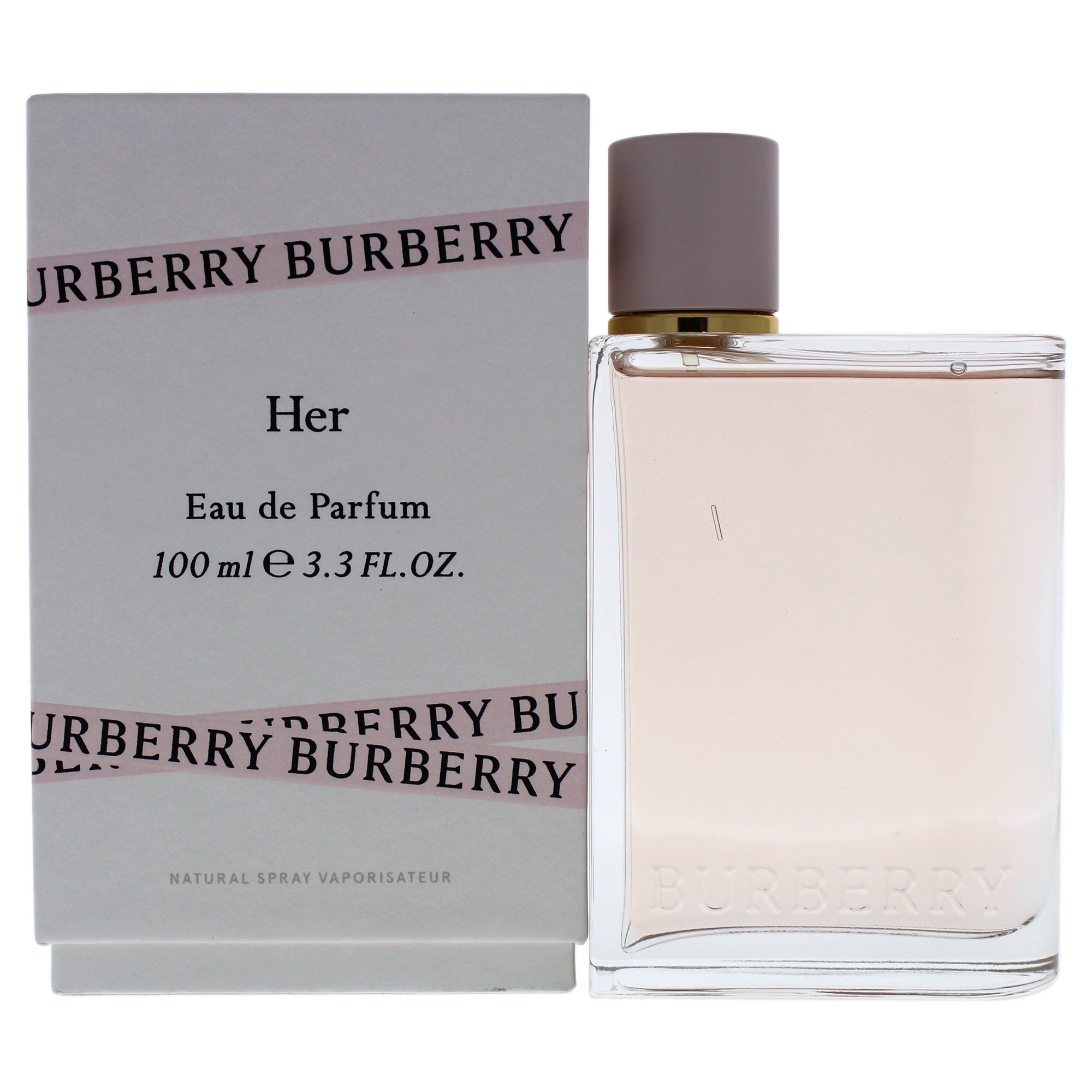

Парфюмерная вода Burberry Her by Burberry для женщин - 3,3 унции (95 мл), прозрачный