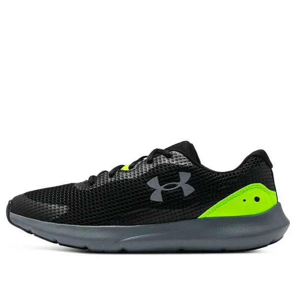 

Кроссовки surge 3 'black green' Under Armour, черный