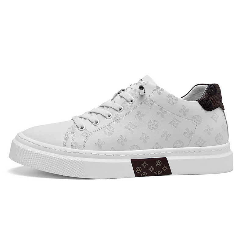 

Низкие скейтерские кроссовки мужские SEPTWOLVES, белый Hidden Wedge (Sкоричневыйdard Leather Shoe Size)