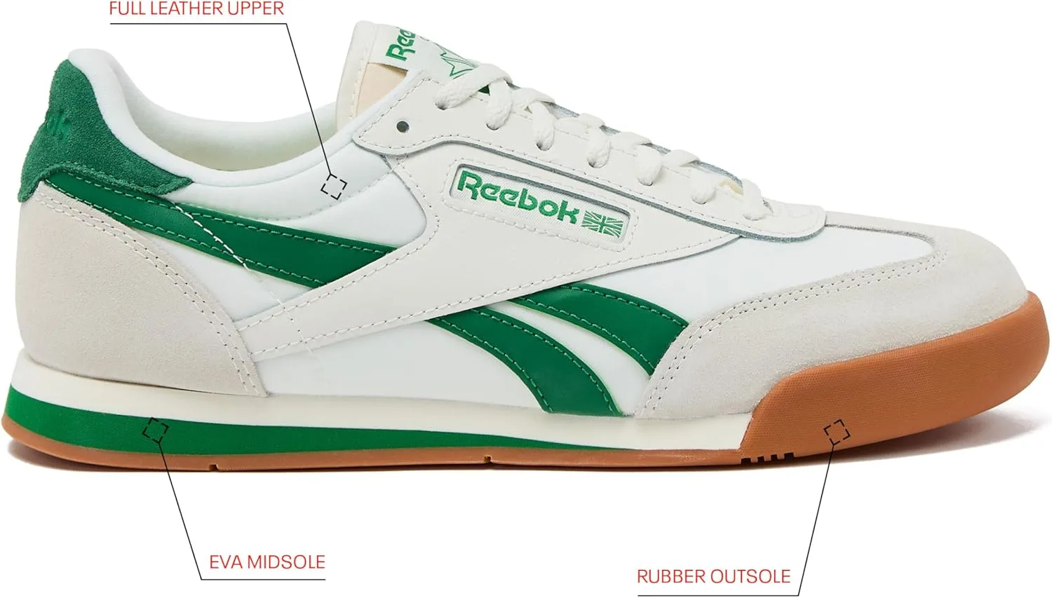 Мужские кроссовки Reebok унисекс Campio Xt, зеленый — фото 2