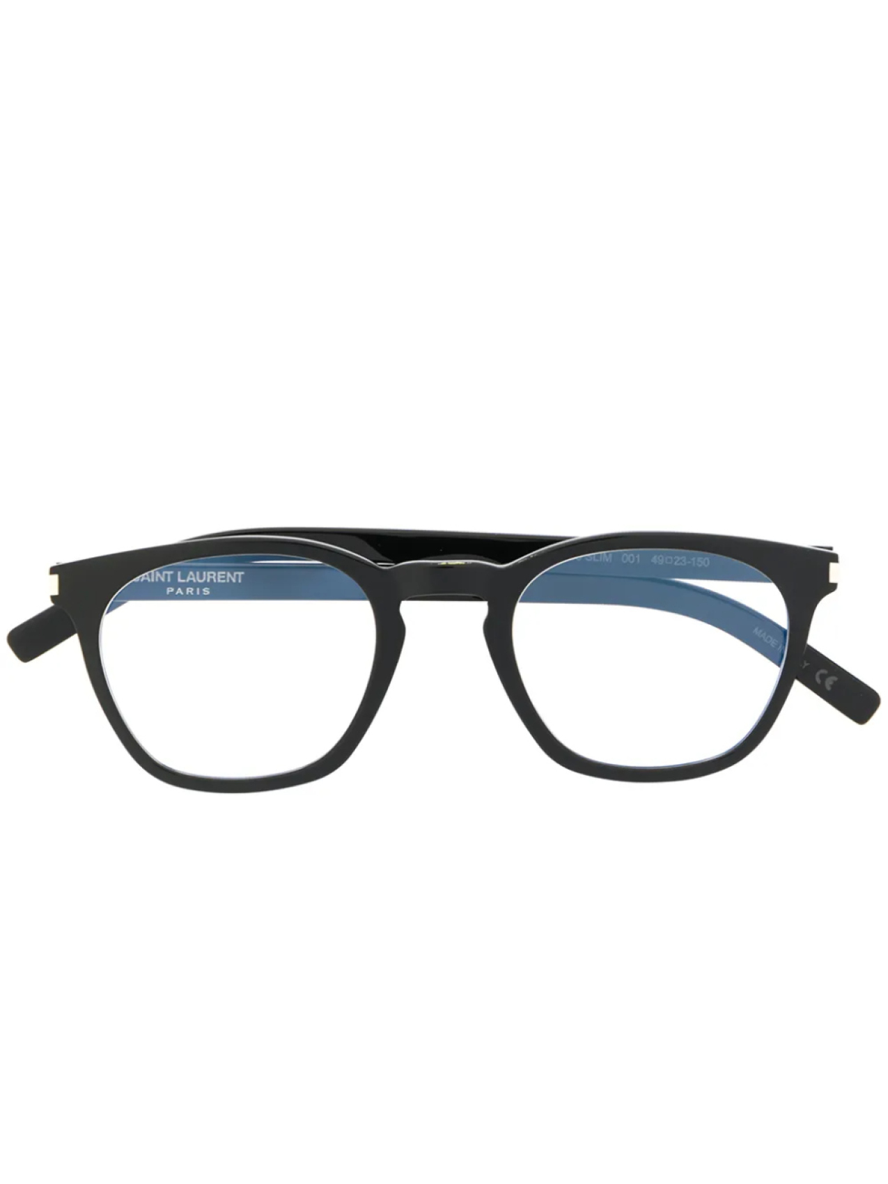 

Очки в квадратной оправе Saint Laurent Eyewear, черный