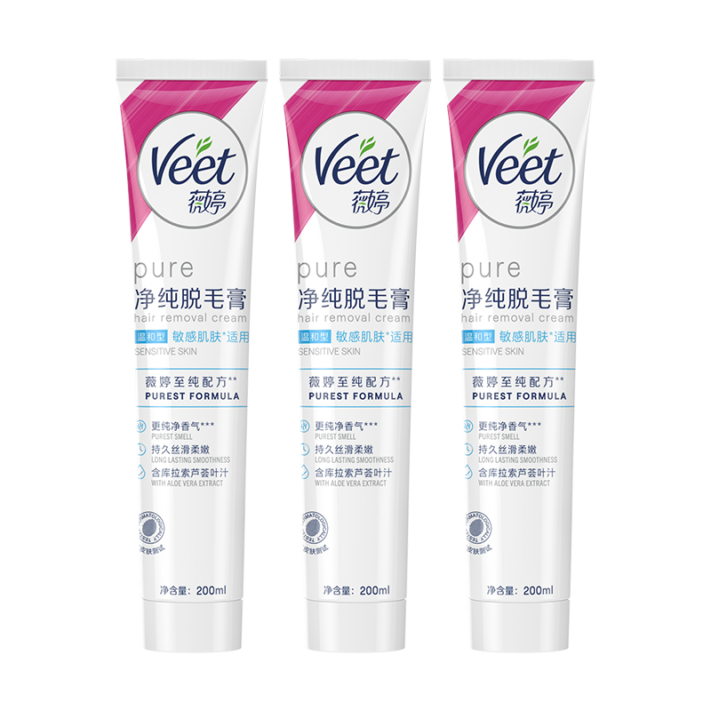 Крем для депиляции чувствительной кожи Veet Pure, 30 мл — фото 4