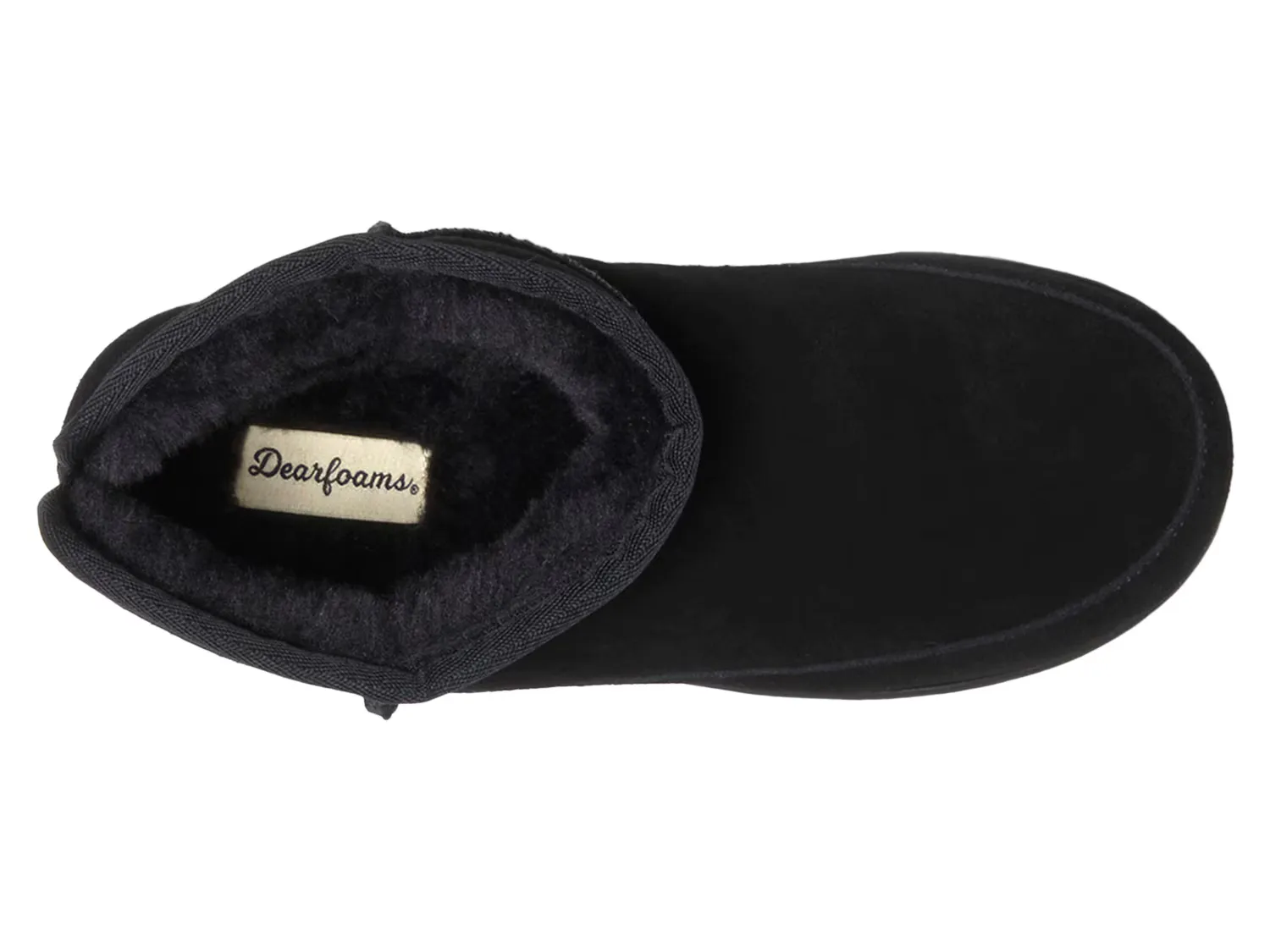Тапочки Gretchen Bootie Slipper Dearfoams, черный — фото 4