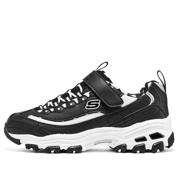 

Кроссовки dlites shoes 'black white' Skechers, черный