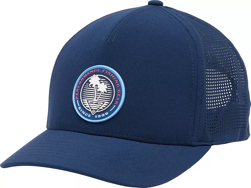 

Мужская кепка Columbia PFG Elite 110 Snapback, цвет Collegiate Navy PFG Palms