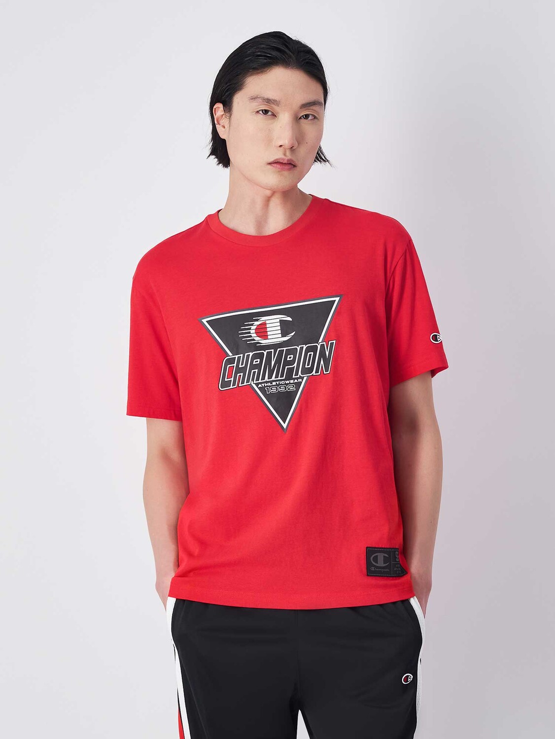 

Футболка Champion Crewneck T-Shirt, красный