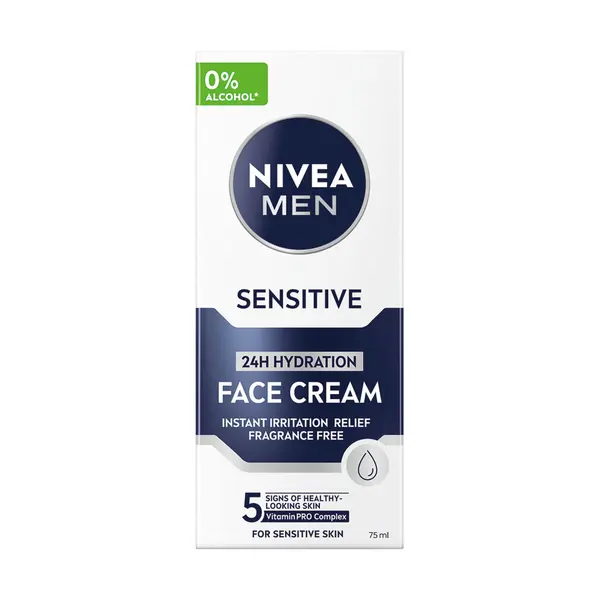 Успокаивающий увлажняющий крем для лица для мужчин, 75 мл Nivea Men sensitive — фото 3