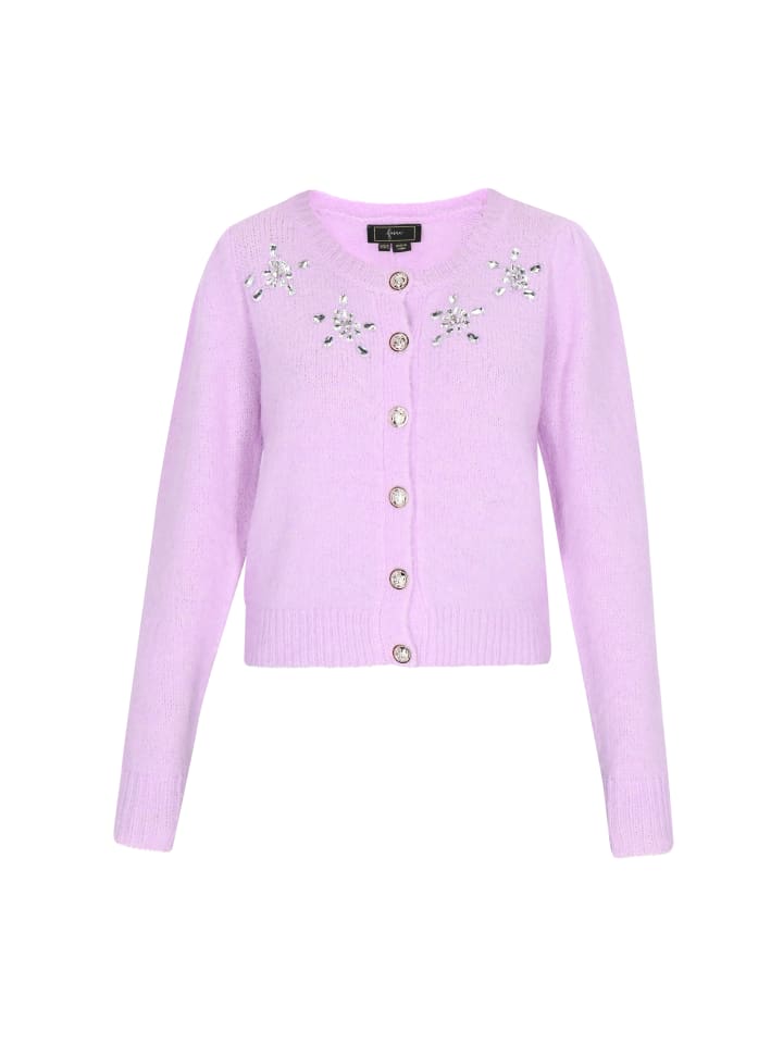 

Женский кардиган сиреневого цвета faina