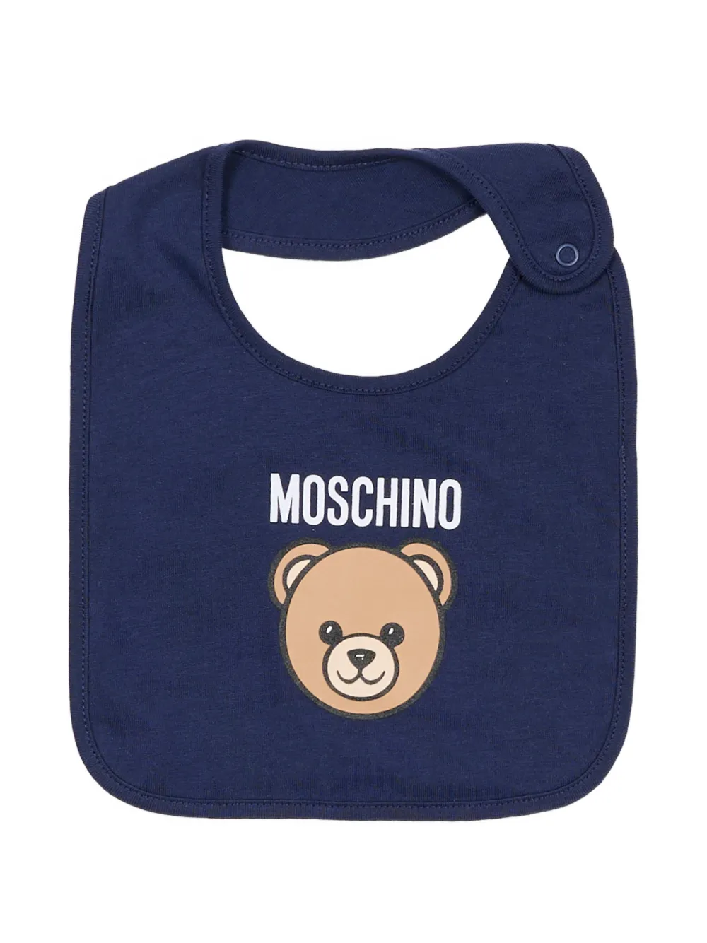 Комплект боди с принтом медведя Moschino Kids, синий — фото 4