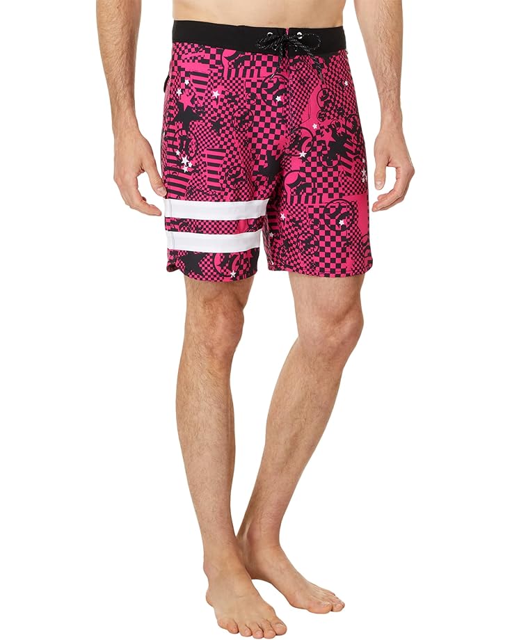 

Шорты Hurley Phntm Eco 25Th S2 Blk Party 18, цвет Neon Pink- Hurley