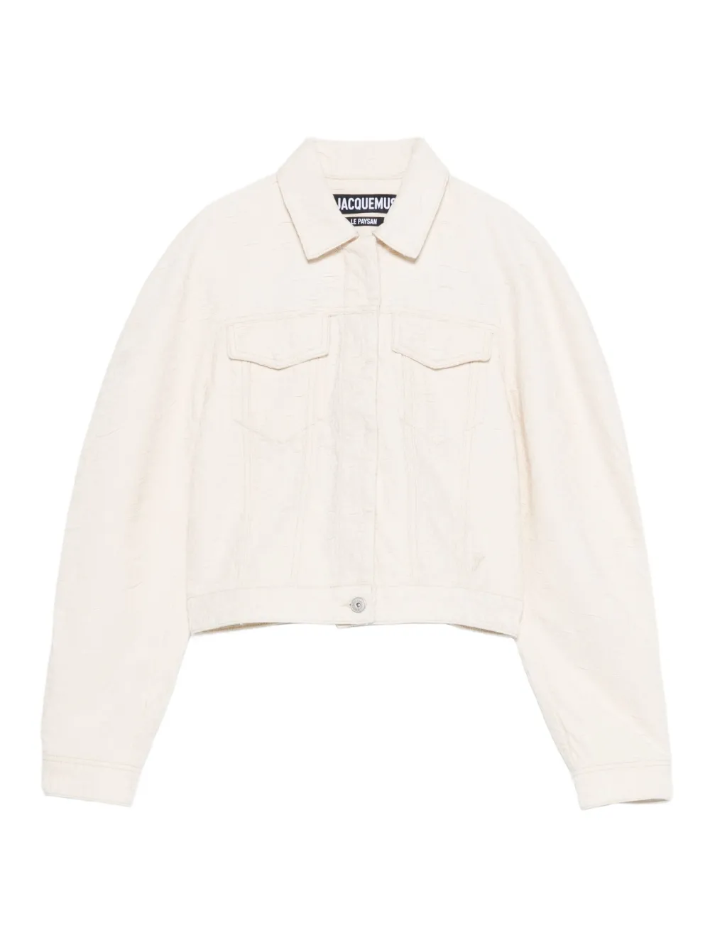 

Укороченный жакет Le Ovalo de-Nîmes Jacquemus, нейтральный