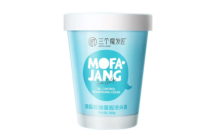 Шампунь для лечения перхоти с морской солью SANGEMOFAJIANG, Sea Salt - Refreshing Anti-dandruff Shampoo 280g (2 bottles) — фото 3