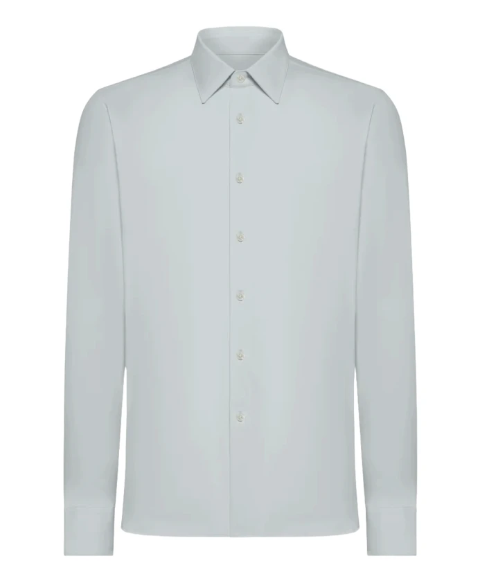 

Белая рубашка Оксфорд, приталенный крой. Rrd, белый