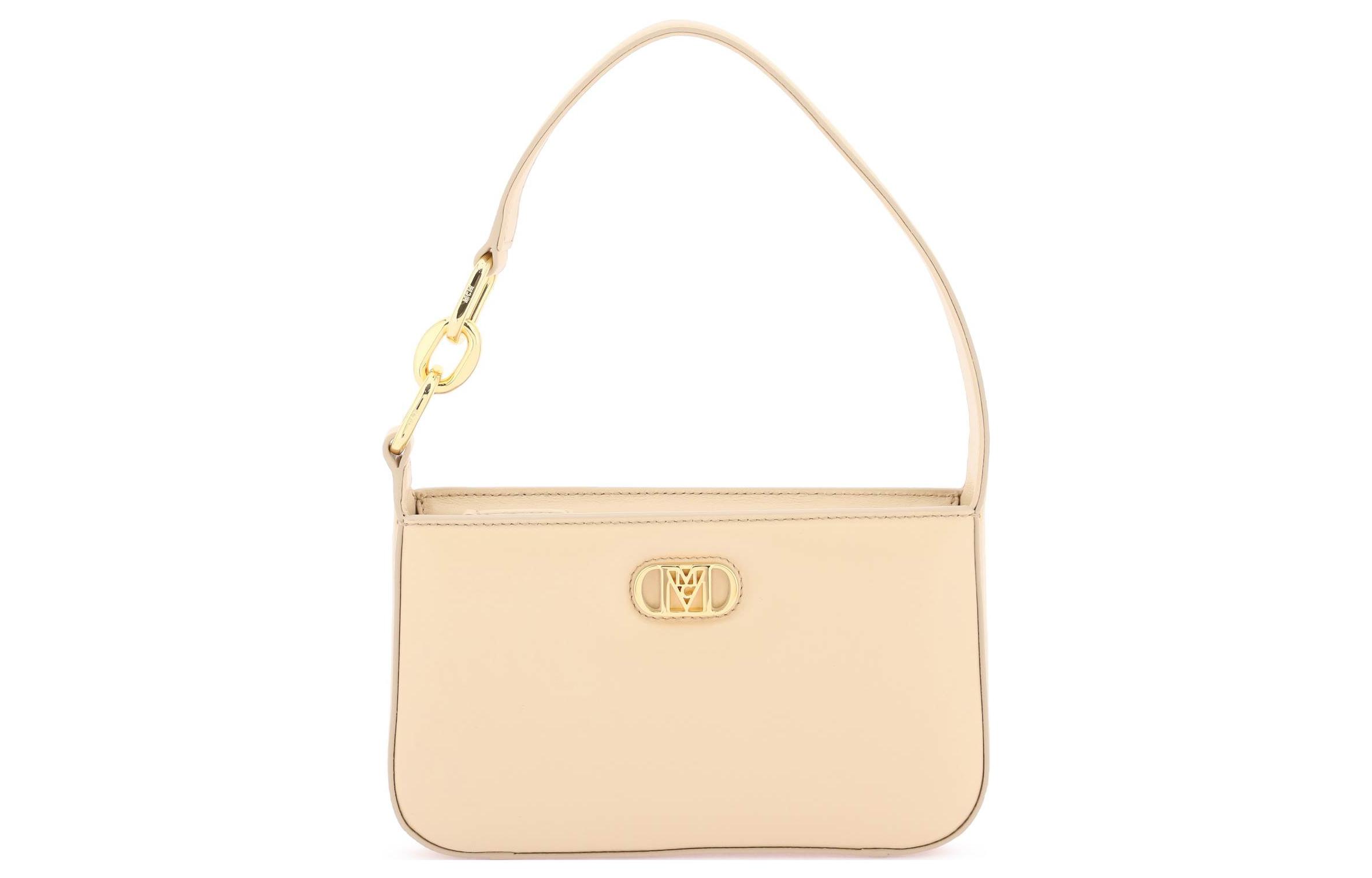 

Сумка через плечо Mode Travia из овчины миниатюрная женская бежевая MCM, Set (Bag+Dust Bag)