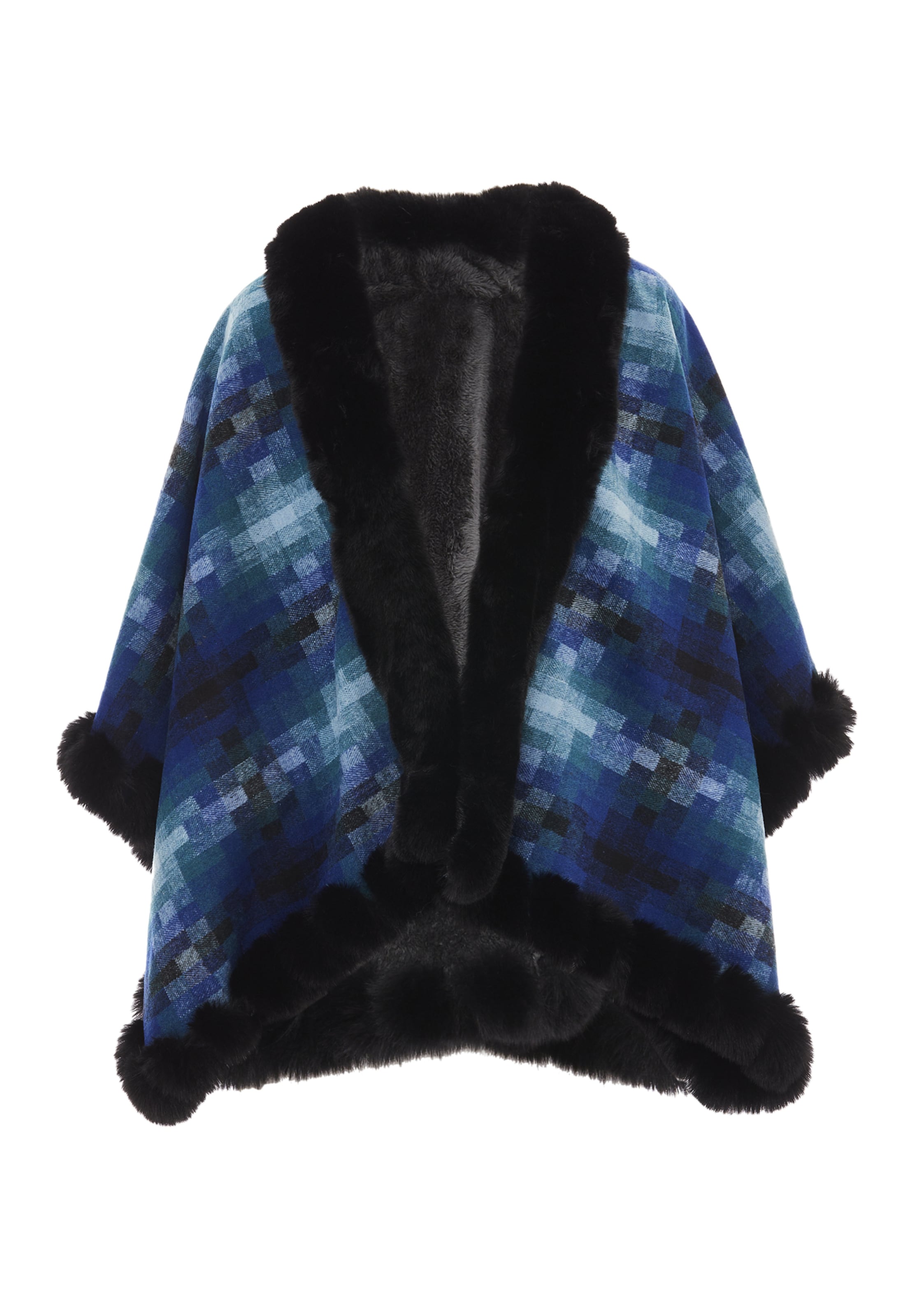 

FRAULLY Кейп в синем цвете