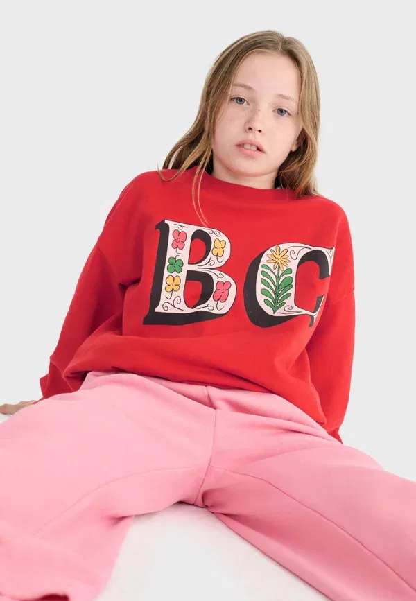 Свитшот Bobo Choses Spring Letters, красный — фото 3