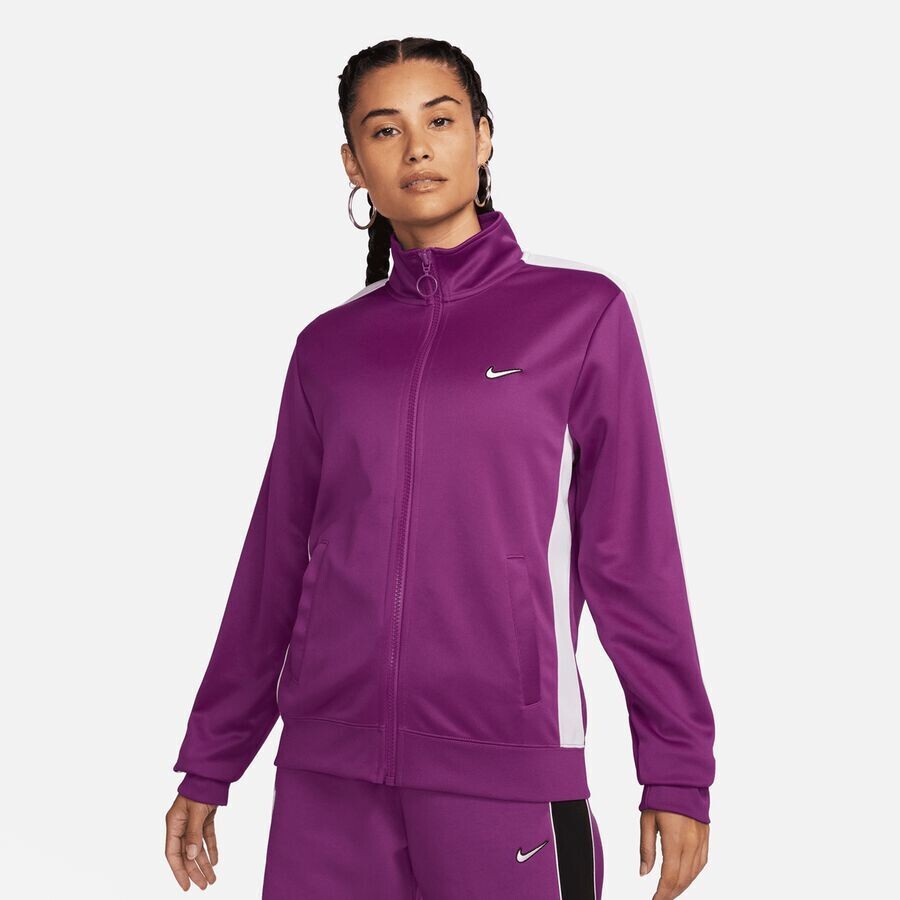 

Спортивная куртка из политрикотажа Swoosh NIKE, цвет bold berry/white