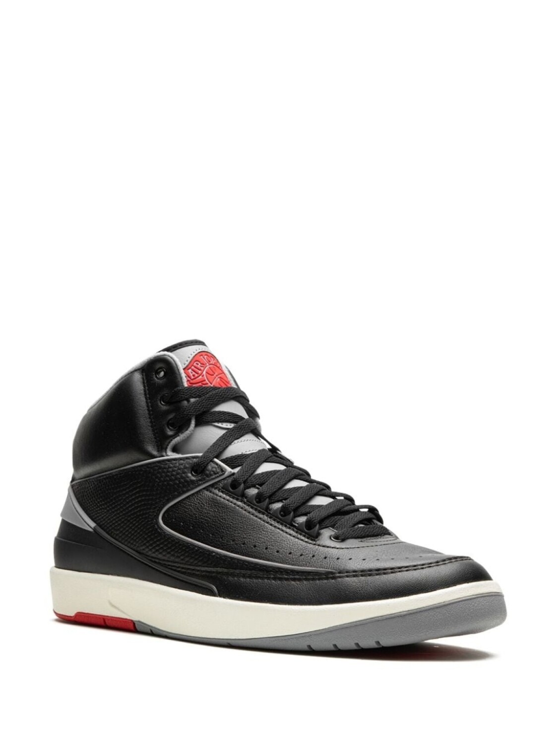 Кроссовки Air 2 Black Cement Jordan, черный — фото 2