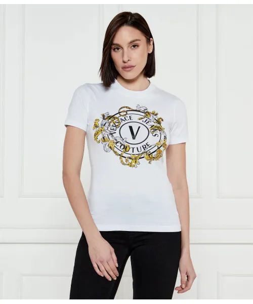 

Футболка Regular fit Versace Jeans Couture, белый