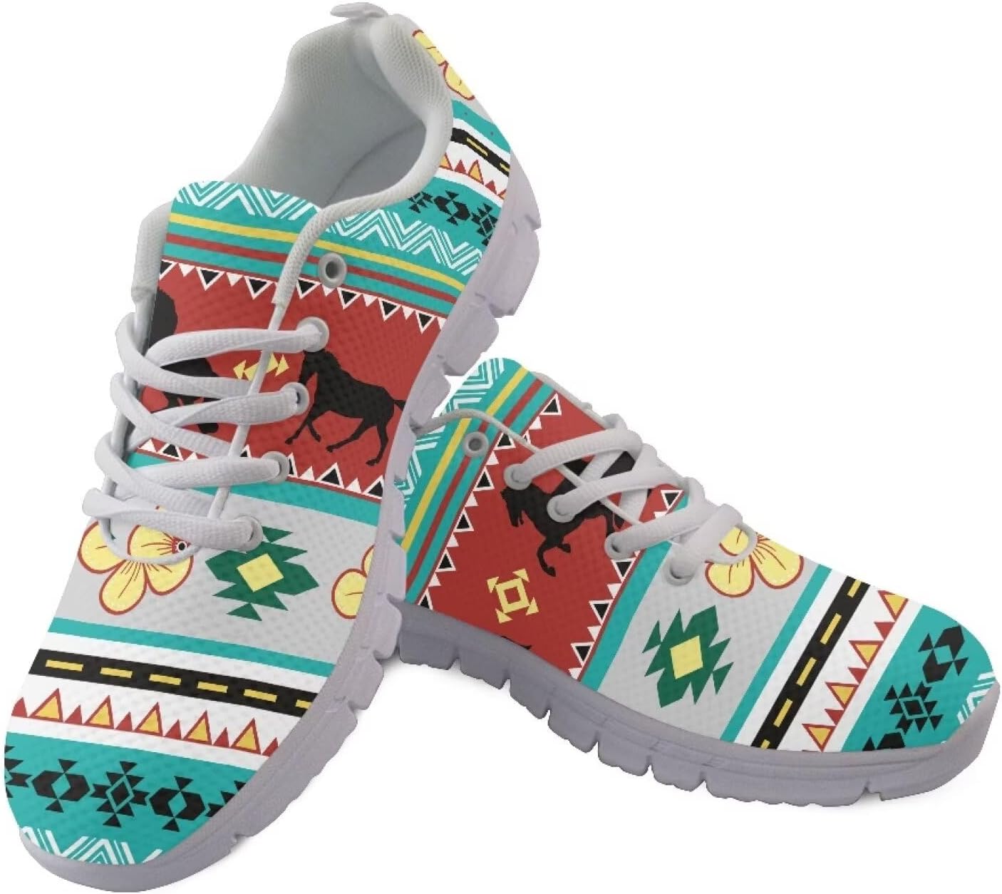 

Кроссовки GIFTPUZZ для женщин и мужчин, спортивные, с сетчатым верхом, дышащие, повседневные, легкие, для ходьбы, Aztec