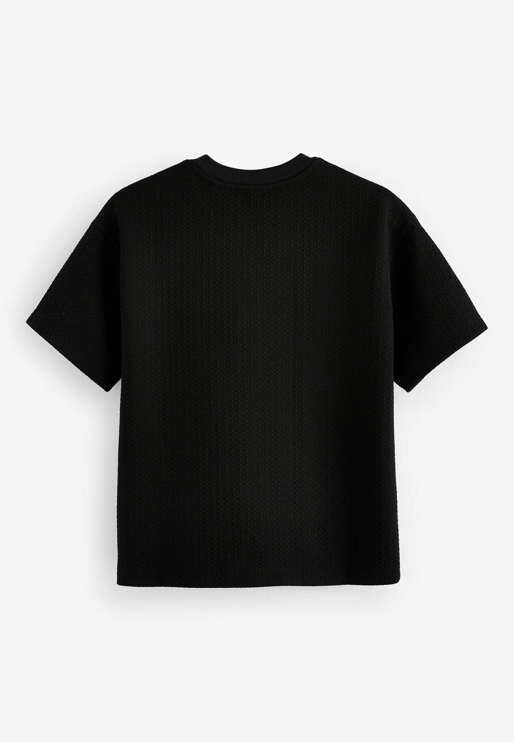 

Базовая футболка RELAXED FIT SHORT SLEEVE TEXTURED Next, черный