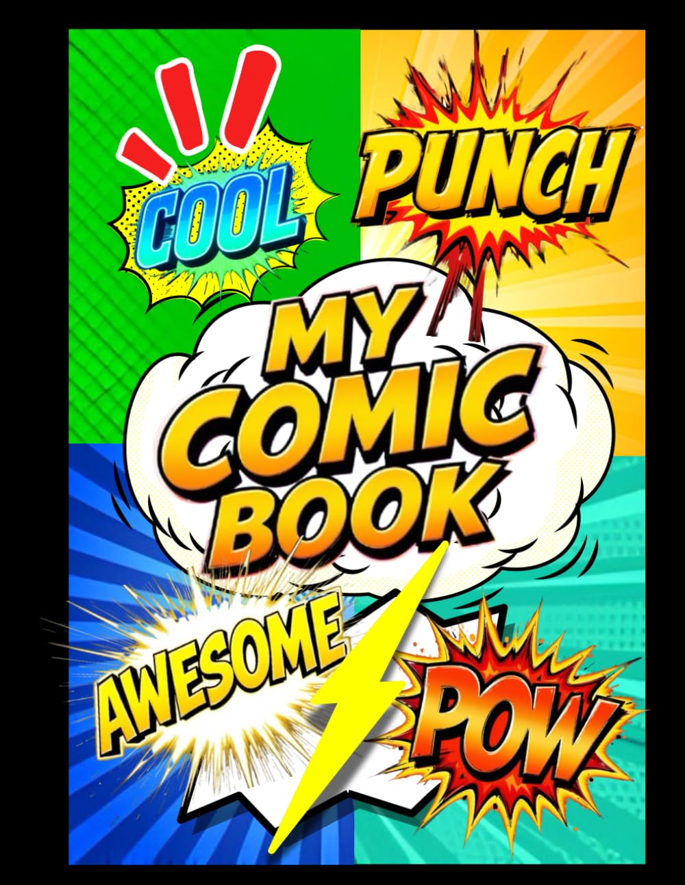 

Blank Comic Book: Create Your Own Comics with 100+ Pages, Large 8.5" x 11" Comic Book - Draw, Sketch & Storyboard Your Own Comic Stories (Independently published)
