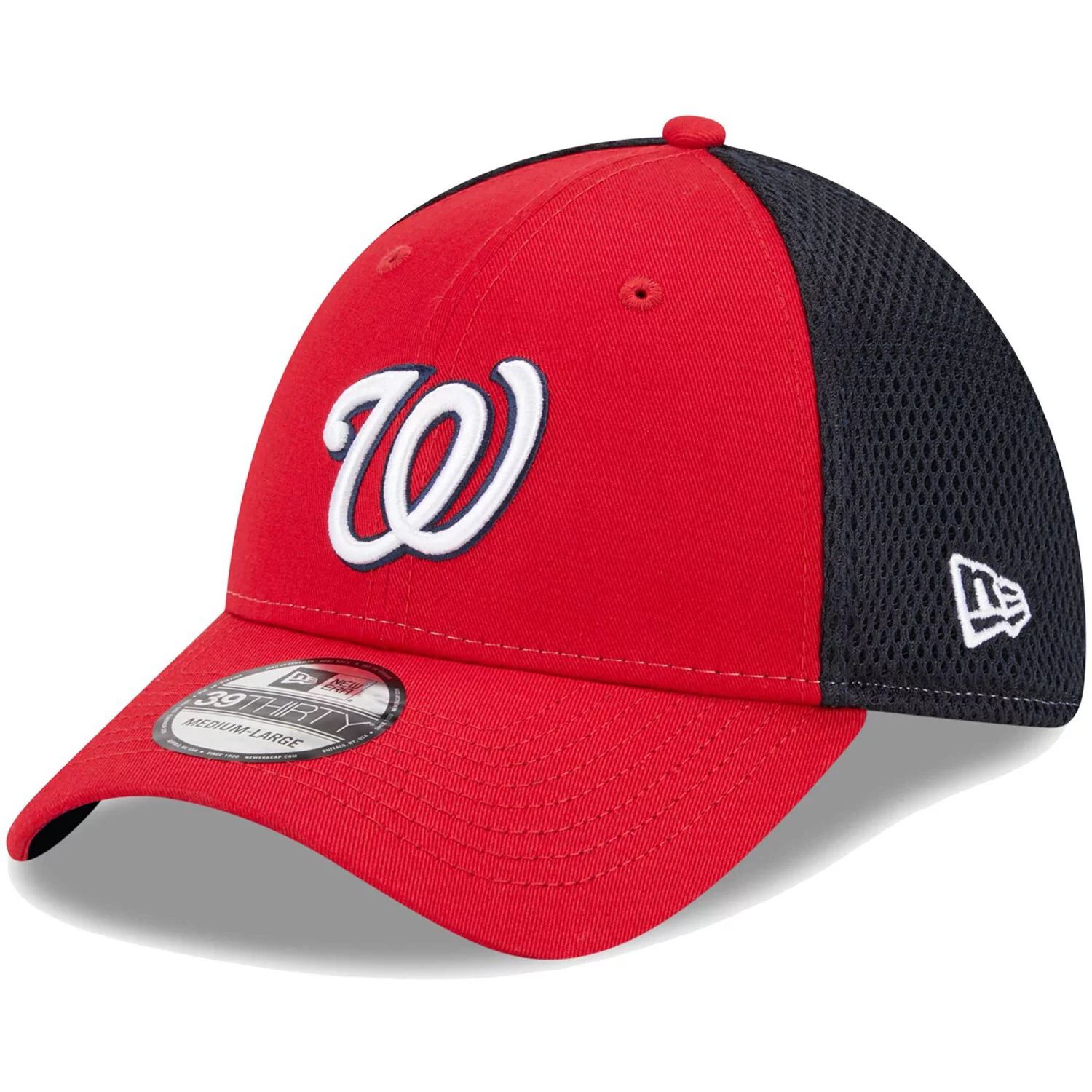 

Мужская гибкая кепка New Era Red Washington Nationals Team Neo 39THIRTY