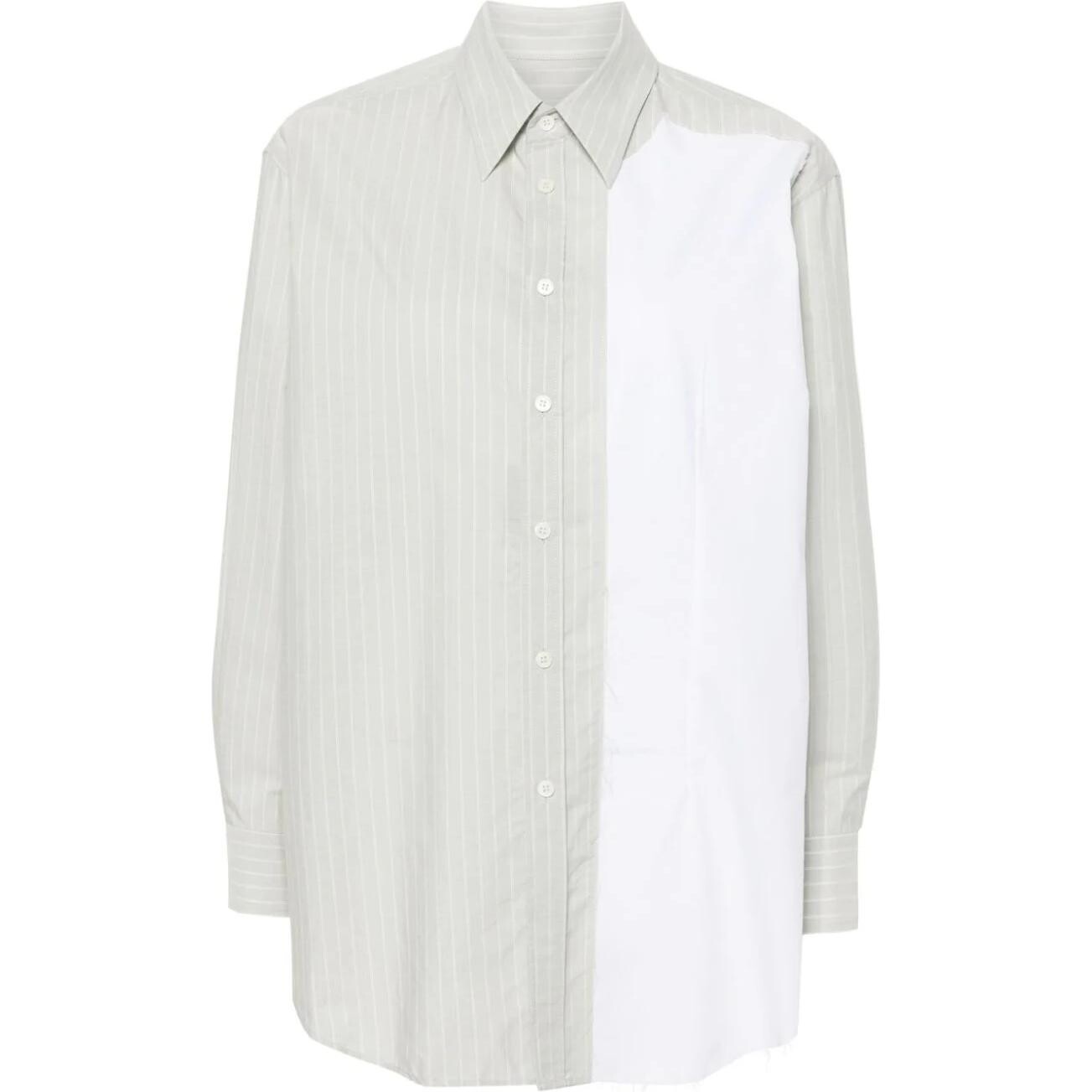 

Рубашка женская Mm6 Maison Margiela, зеленый / белый
