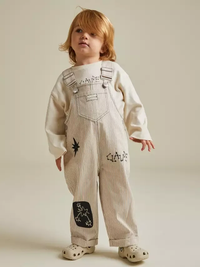 Детский комбинезон Cotton Piper Sand Dungarees Claude & Co