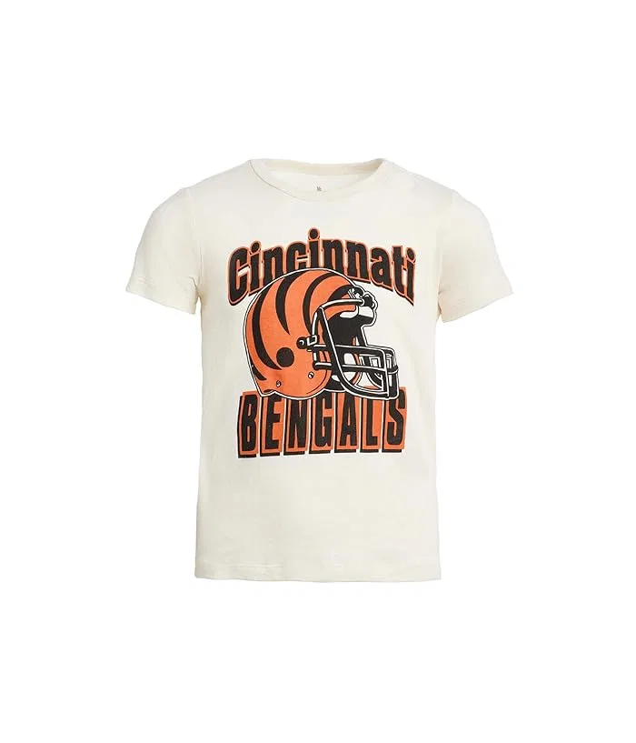 Футболка с принтом Cincinnati Bengals Junk Food Clothing Kids, Vintage White